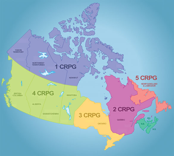 Map canadian ranger