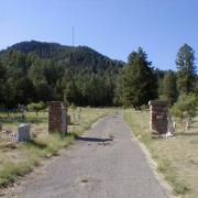 Mescalero indian cemetery