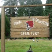 Paul washington indian cemetery