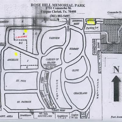 Rose hill memorial park plan